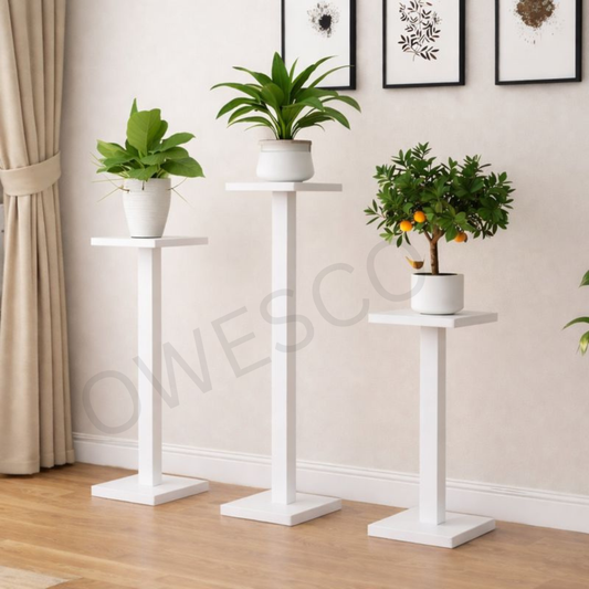 Indoor Metal Plant Stand – Irons Planter FT15 (WHITE)