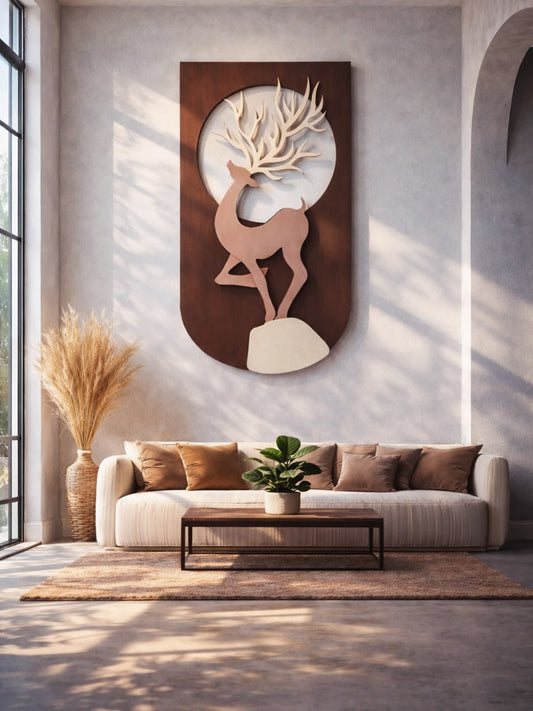 Premium Deer Wall Art for Café & Restaurant 🦌✨