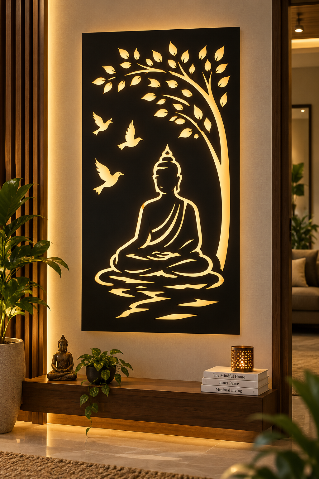 Luxury Buddha Tree Wall Art