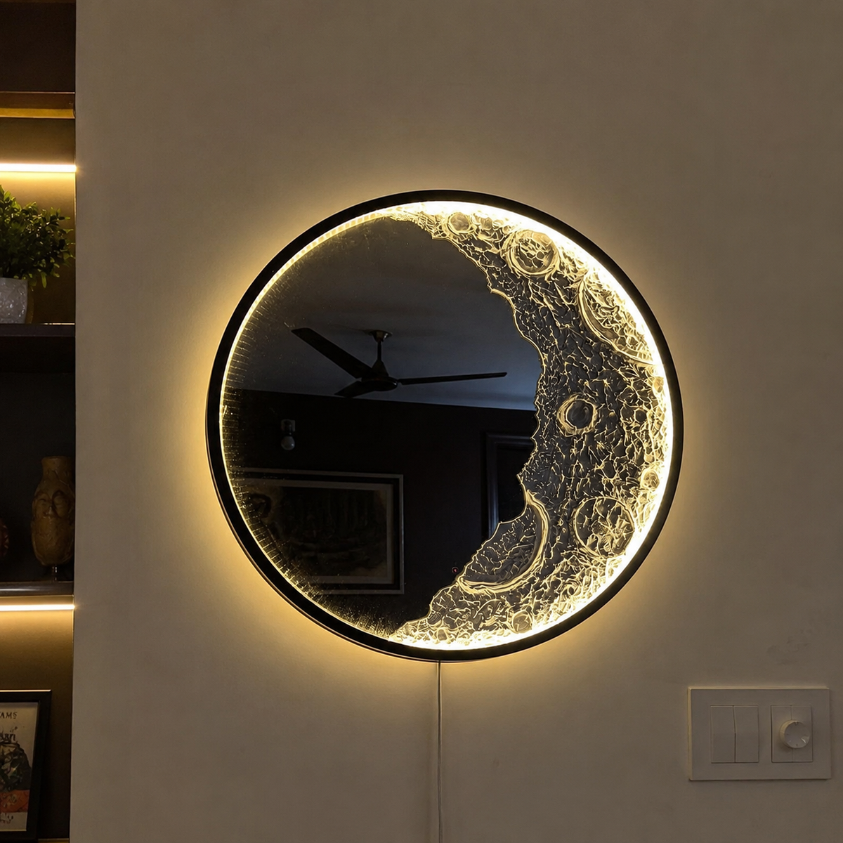 MoonGlow LED Wall Mirror