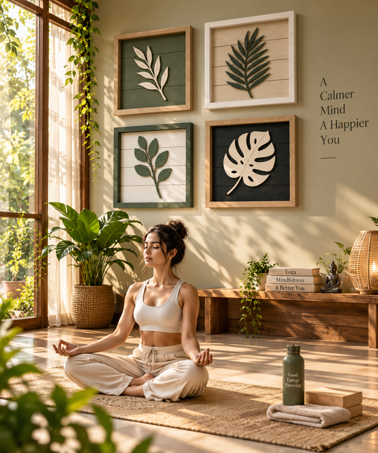 Nature Leaf Wall Art Set