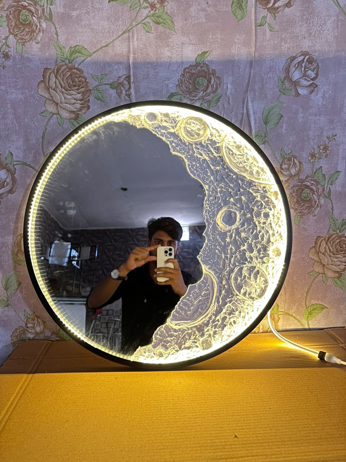 MoonGlow LED Wall Mirror