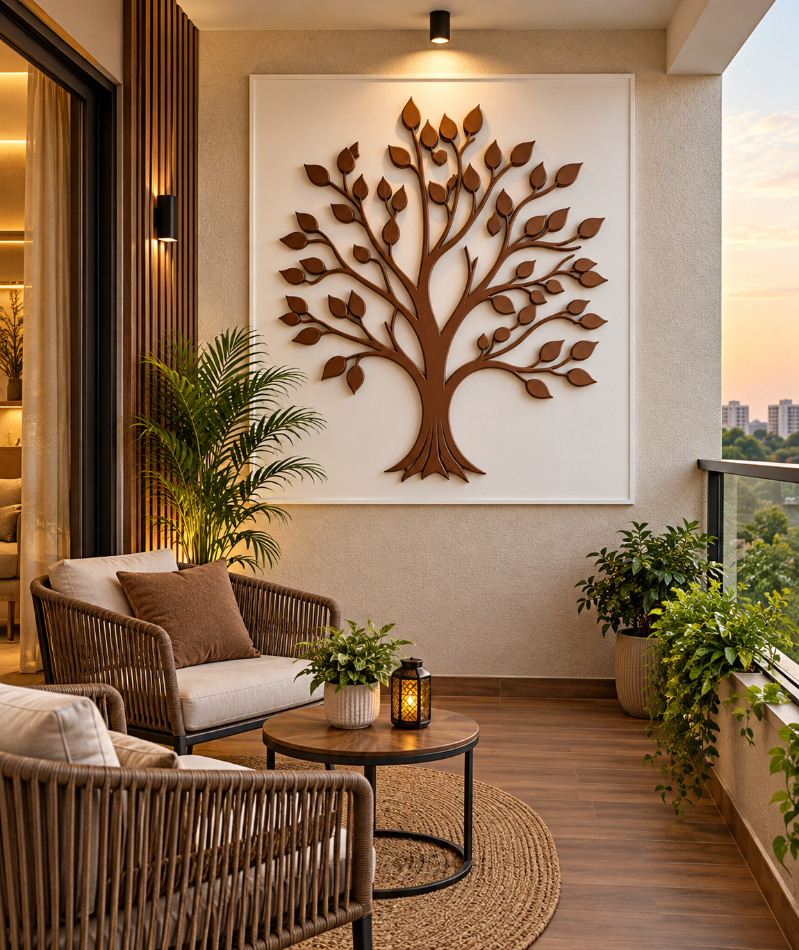 Elegant Brown Tree Wall Art 🌿🤎